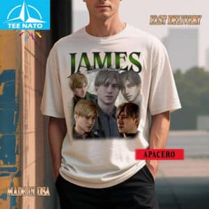 James Sunderland Silent Hill 2 Game Character Vintage Style Shirt4