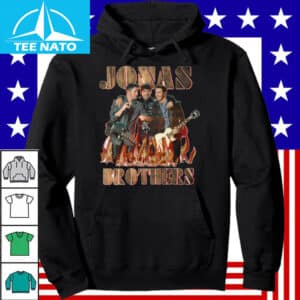 Jonas Brothers Burning Guitars Band Music Shirt3