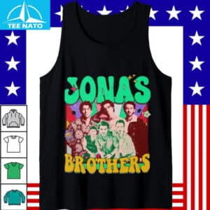 Jonas Brothers Groovy Retro Pop Music Band Shirt4