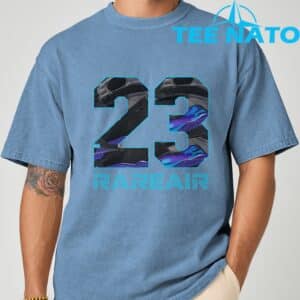 Number 23 8 Aqua Matching Tee Color Match Graphic lb172 T Shirt 4
