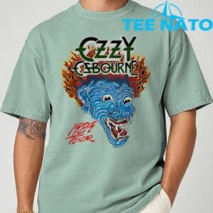 Ozzy Osbourne Blue Demon T Shirt 3