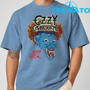 Ozzy Osbourne Blue Demon T Shirt 4
