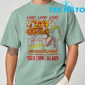 Ozzy Osbourne Diary Tour Des Moines Iowa T Shirt 3
