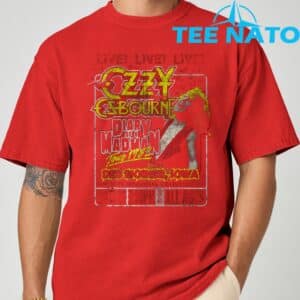 Ozzy Osbourne Diary Tour Des Moines Iowa T Shirt 8