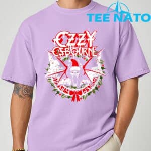 Ozzy Osbourne Holiday Bat T Shirt 6