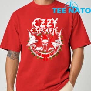 Ozzy Osbourne Holiday Bat T Shirt 8