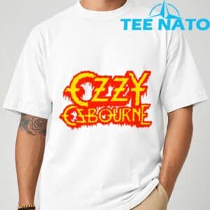 Ozzy Osbourne Horror Logo T Shirt Men Women Kids Black Small Polyester Sh 2