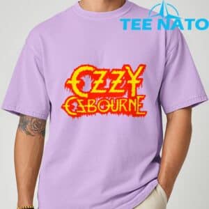 Ozzy Osbourne Horror Logo T Shirt Men Women Kids Black Small Polyester Sh