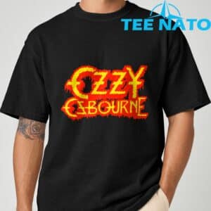 Ozzy Osbourne Horror Logo T Shirt Men Women Kids Black Small Polyester Sh 6