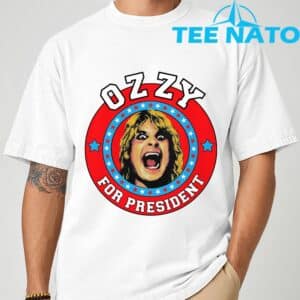 Ozzy Osbourne Ozzy For President T Shirt 3