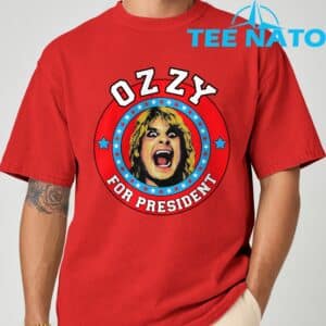 Ozzy Osbourne Ozzy For President T Shirt 8