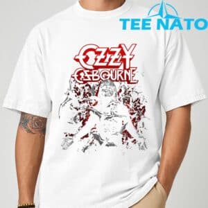 Ozzy Osbourne Ozzy With Bats T Shirt 1