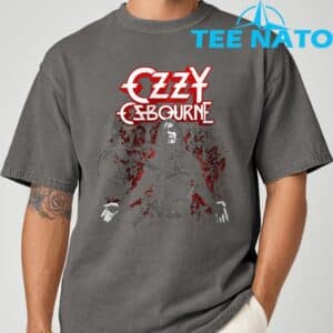 Ozzy Osbourne Ozzy With Bats T Shirt 7