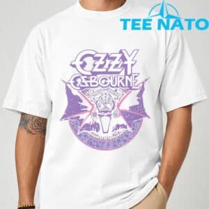 Ozzy Osbourne Pastel Bat T Shirt 1