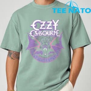 Ozzy Osbourne Pastel Bat T Shirt 3