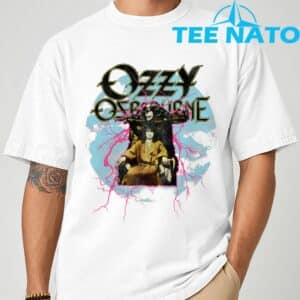Ozzy Osbourne Pink Lighting T Shirt 1