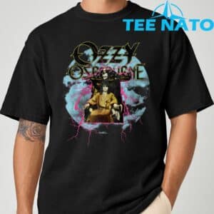 Ozzy Osbourne Pink Lighting T Shirt 2
