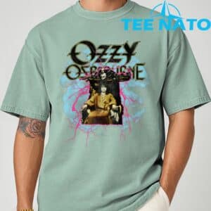 Ozzy Osbourne Pink Lighting T Shirt 3