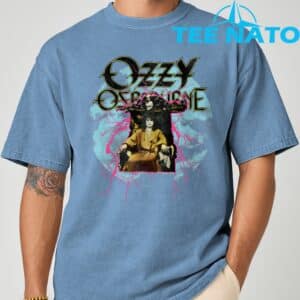 Ozzy Osbourne Pink Lighting T Shirt 4