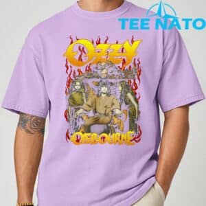 Ozzy Osbourne Red Flame T Shirt 1