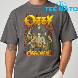 Ozzy Osbourne Red Flame T Shirt 2