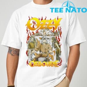 Ozzy Osbourne Red Flame T Shirt 3