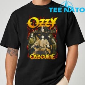 Ozzy Osbourne Red Flame T Shirt 4