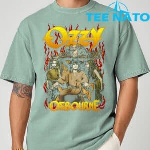 Ozzy Osbourne Red Flame T Shirt 5
