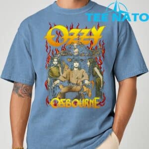 Ozzy Osbourne Red Flame T Shirt 6