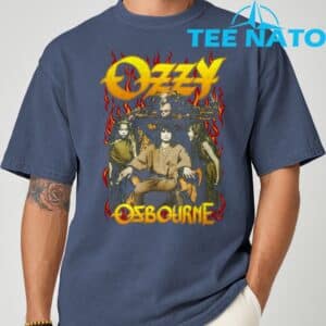 Ozzy Osbourne Red Flame T Shirt 7