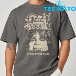 Ozzy Osbourne Speak Of The Devil Face T Shirt 7