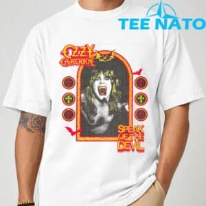 Ozzy Osbourne Speak Of The Devil Ringer T Shirt 1