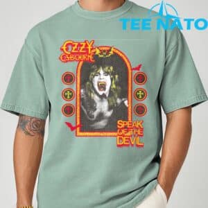Ozzy Osbourne Speak Of The Devil Ringer T Shirt 3