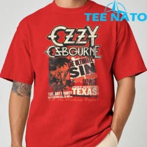Ozzy Osbourne The Ultimate Sin Tour Silver T Shirt 8