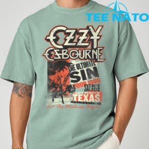 Ozzy Osbourne The Ultimate Sin Tour Slate Shirt 3