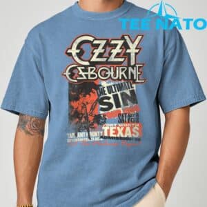 Ozzy Osbourne The Ultimate Sin Tour Slate Shirt 4