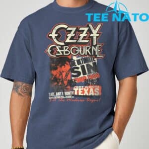 Ozzy Osbourne The Ultimate Sin Tour Slate Shirt 5