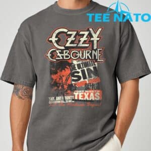 Ozzy Osbourne The Ultimate Sin Tour Slate Shirt 7