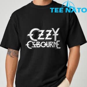 Ozzy Osbourne White Logo T Shirt 1