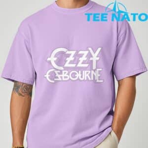 Ozzy Osbourne White Logo T Shirt 5