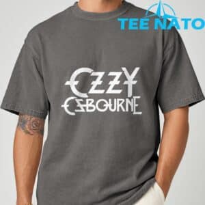 Ozzy Osbourne White Logo T Shirt 6