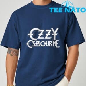 Ozzy Osbourne White Logo T Shirt 8