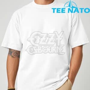 Ozzy Osbourne White Logo T Shirt 9