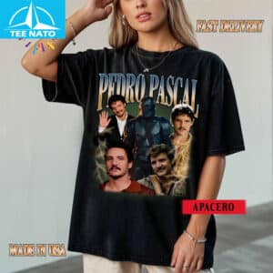 Pedro Pascal The Mandalorian Last of Us Actor Collage Shirt