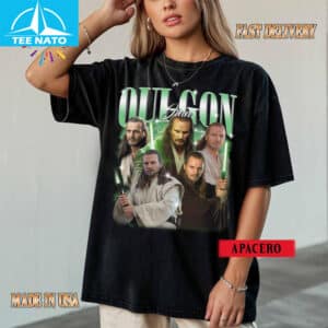 Qui Gon Jinn Star Wars Prequel Movie Jedi Master Shirt