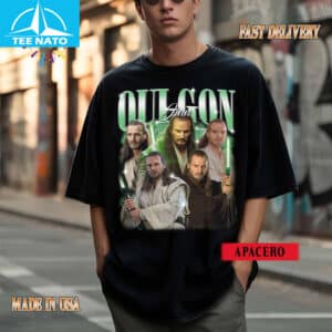 Qui Gon Jinn Star Wars Prequel Movie Jedi Master Shirt2