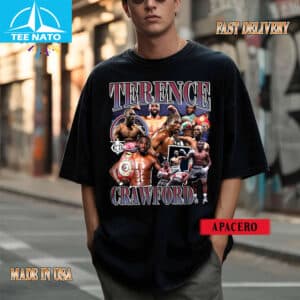 Terence Crawford Boxer Vintage Style Collage Shirt2