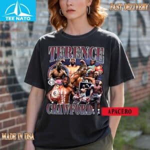Terence Crawford Boxer Vintage Style Collage Shirt3