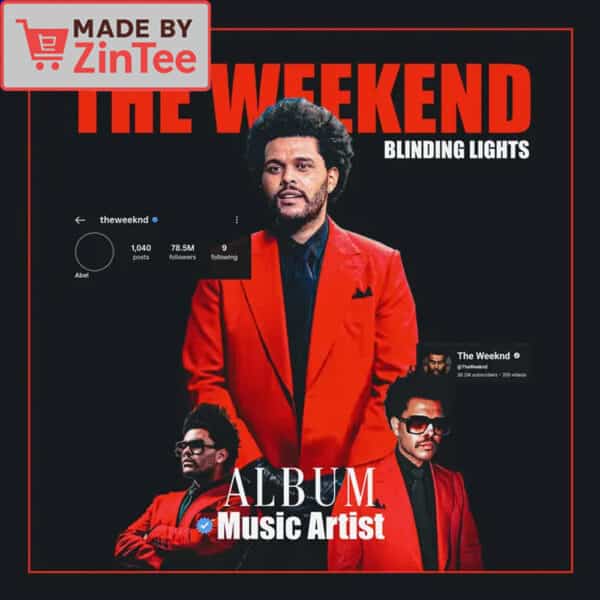The Weeknd Blinding Lights Album shirt
