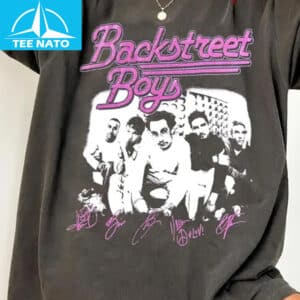 Backstreet Boys Band Signatures Graphic Shirt